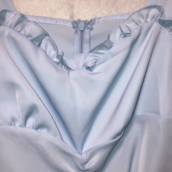 YesStyle Ruched Ruffle Dress Small - Picture 2 of 15